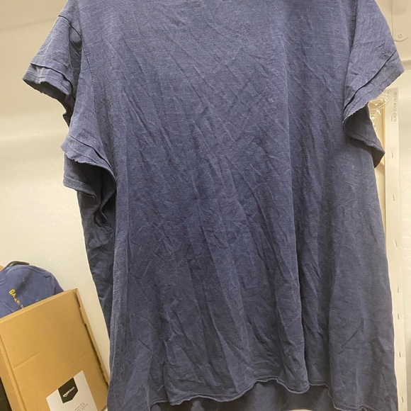 Downeast NWT Short Sleeve Women's Blue Top Large - Picture 2 of 4